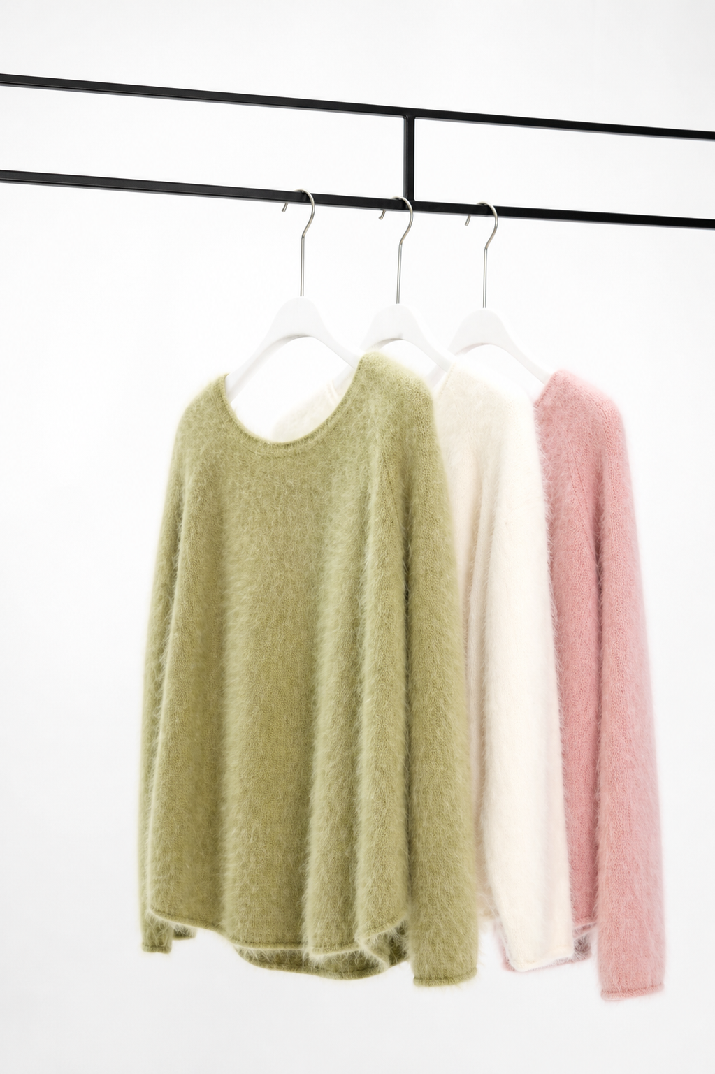 Brushed Cashmere Crewneck